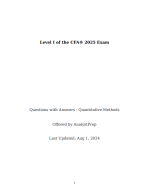 2025 CFA Level 1 AnalystPrep Question Bank