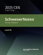 2025 CFA Level 3 Schweser Notes Private Markets Pathway and Quicksheet