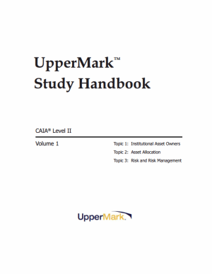 2025 CAIA Level 2 UpperMark Study Handbooks with Formula Sheet