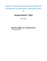 CAIA Level 1 Schweser Notes 2025 + Formula Sheet
