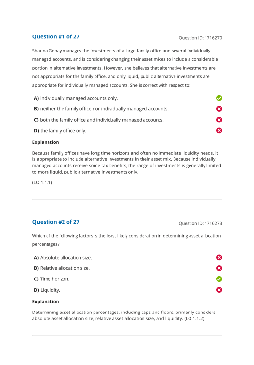 CAIA Level 2 2025 Question Bank 2025 CAIA Level 2 Schweser Question Bank with Topic Quiz