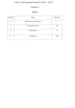 2025 CFA Level 1 Premium Practice Pack