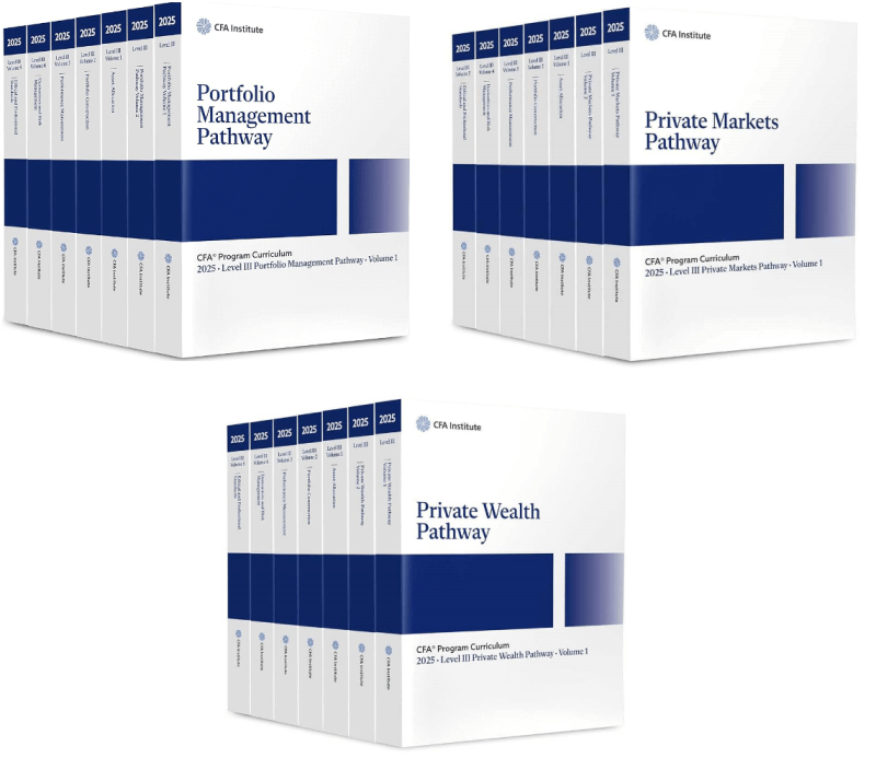 2025-CFA-Program-Curriculum-Level-3-Box-Set_1 CFA 2025 Program Curriculum Level III Full Set All 3 Pathways