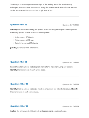 2025 CFA Level 3 Schweser Mock Exams Private Wealth Pathway