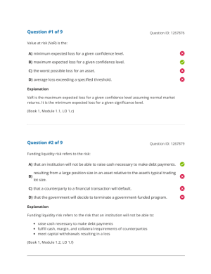 FRM 2025 Question Bank Part 1