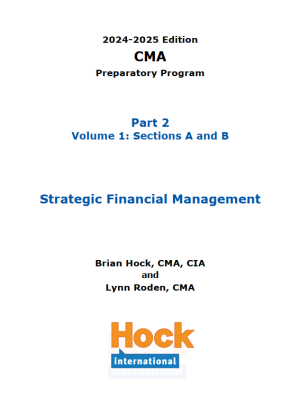 Hock CMA 2025 Textbook Part 2 Strategic Financial Management