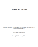 CFA 2025 AnalystPrep Question Bank Level 3 All Pathways