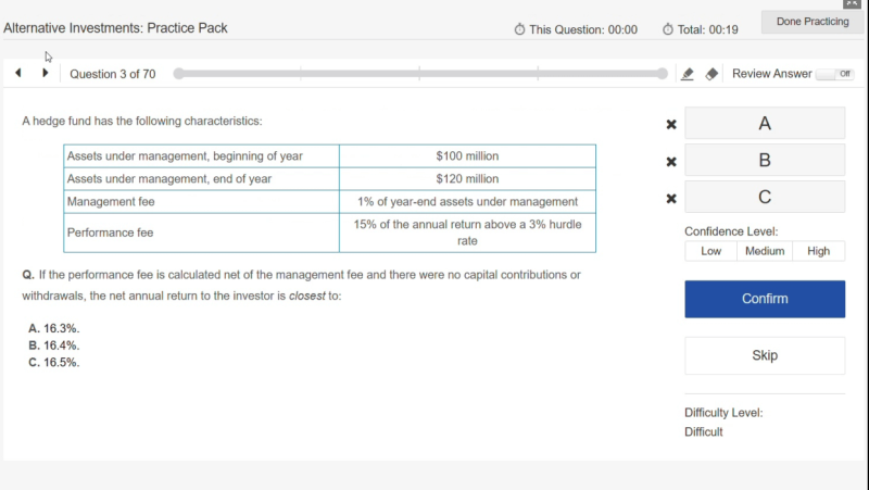 CFA 2025 Level 1 Practice Pack Questions and Answers