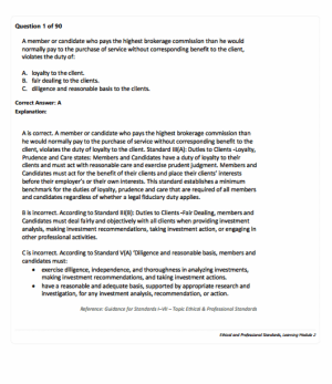 2026 CFA Level 1 Finquiz Mock Exams
