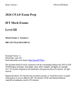 2026 CFA Level 3 IFT Mock Exams Private Wealth Pathway