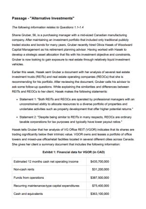 2026 CFA Level 2 Salt Solutions Mock Exams