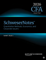 CFA 2026 Level 1 Schweser Notes with Quicksheet