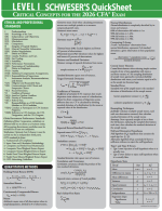 CFA 2026 Level 1 Schweser Notes with Quicksheet