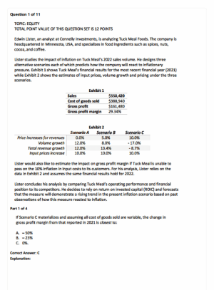 CFA 2026 Finquiz Mock Exam Level 2