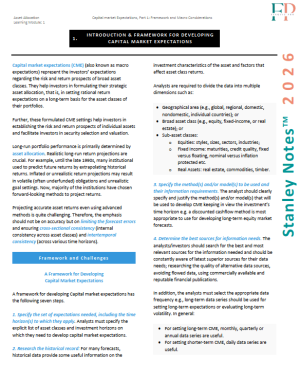 2026 CFA Finquiz Level 3 Stanley Notes, Battle-ready Summaries and Formula sheet Portfolio Management