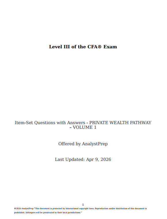 analystprep_pw_l3_1.png CFA 2026 AnalystPrep Level 3 Essays Private Wealth Pathway