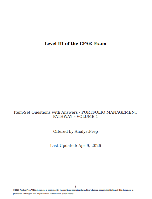 analystprepl3essay.png CFA 2026 AnalystPrep Level 3 Essays Portfolio Management Pathway