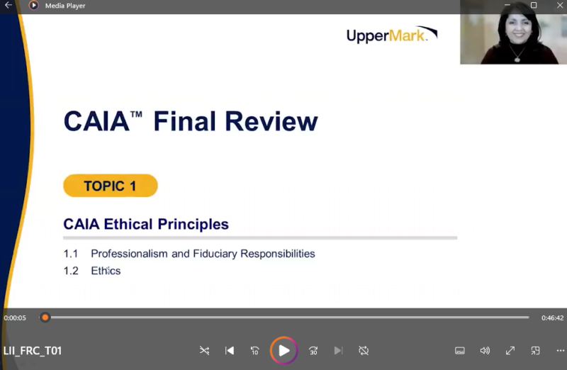 CAIA 2026 Level 2 Uppermark Final Review Video and Exams