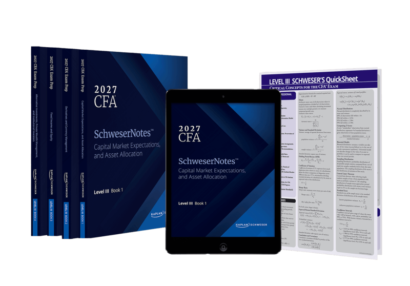 CFA 2027 Schweser Notes Level 3 Private Wealth Pathway + Quicksheet