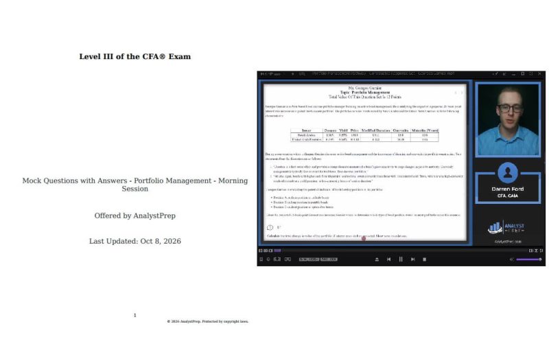 ap2027cfal3_pm.jpg 2027 CFA Level 3 AnalystPrep Mock Exams + Constructed Response Set (CRS) Videos with Slides Portfolio Management Pathway